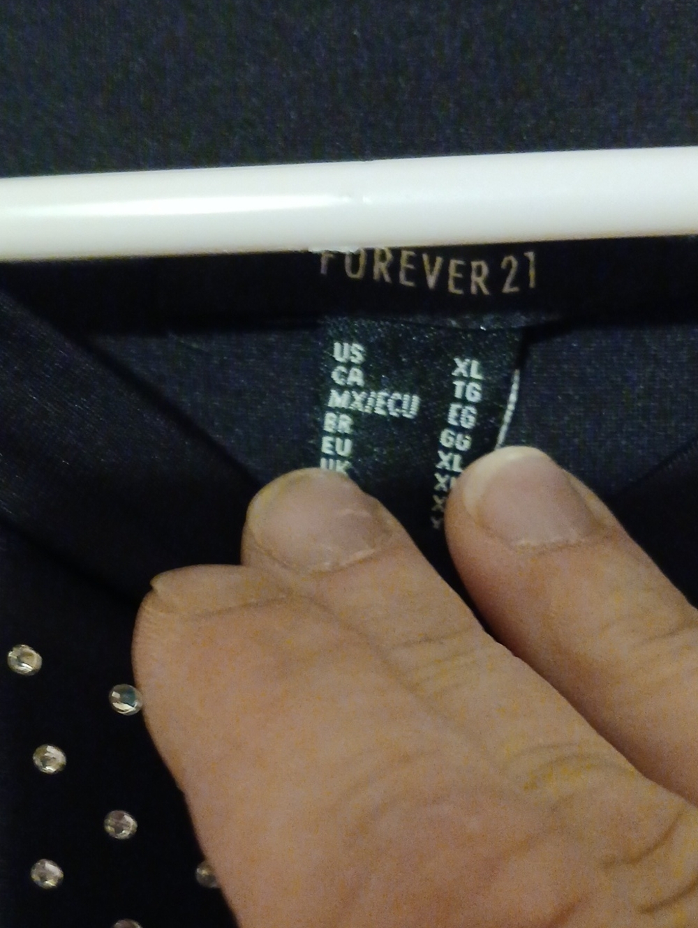 Forever 21 Studded Crop Top - Picture 3 of 3